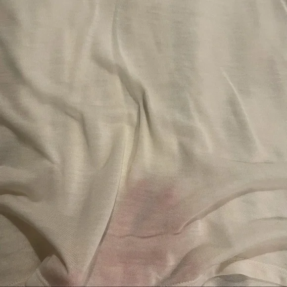 Express Relaxed Lace Pieced V-Neck Tee NWT S - Picture 10 of 11